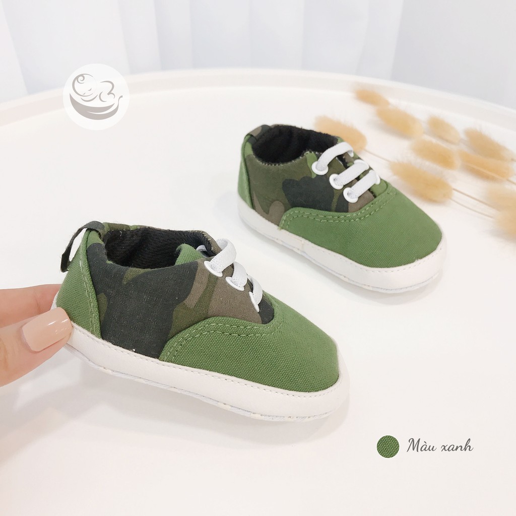 G11 Giày bata cho bé vải chú lính đế nhựa chống trượt tập đi đáng yêu cho bé của Mama Ơi - Thời trang cho bé