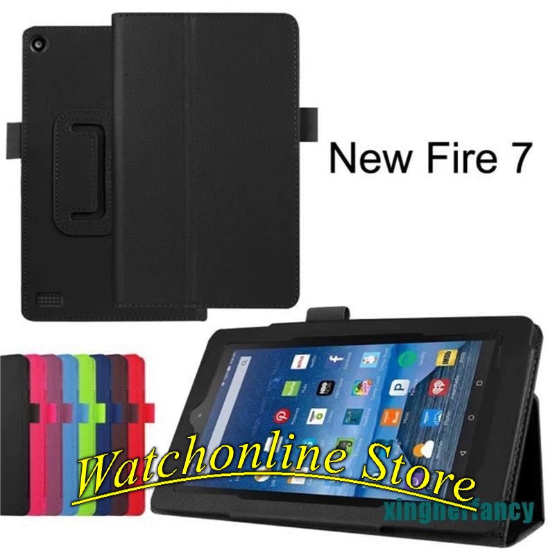 Bao da PU tích hợp đế đứng cho Amazon Kindle Fire HD7 HD 7 2017 2019