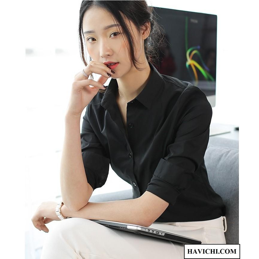 [Mã FAMAYWA giảm 10K đơn 50K] Áo Sơ Mi Nữ Trắng Công Sở | BigBuy360 - bigbuy360.vn