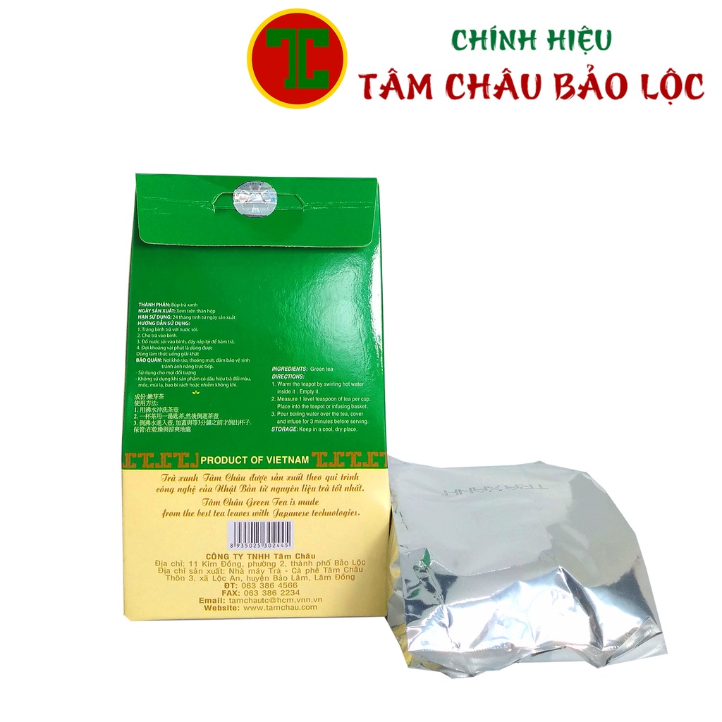 Trà Xanh Việt Nam 100G - Chính Hiệu TÂM CHÂU BẢO LỘC