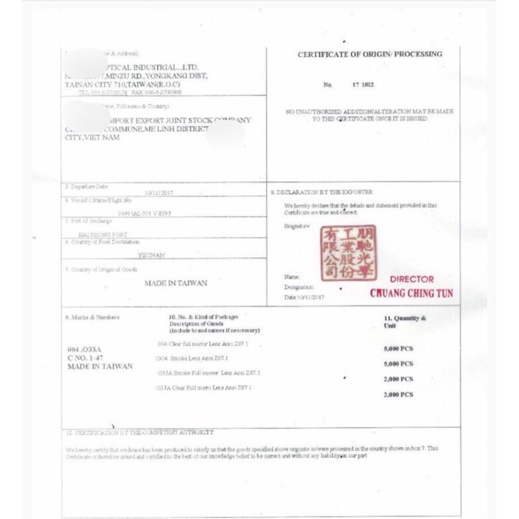 Kính bảo hộ DOUBLE SHILED tròng đen dáng thể thao chắn tia UV chống chói hàng Đài Loan sản xuất 033 | BigBuy360 - bigbuy360.vn