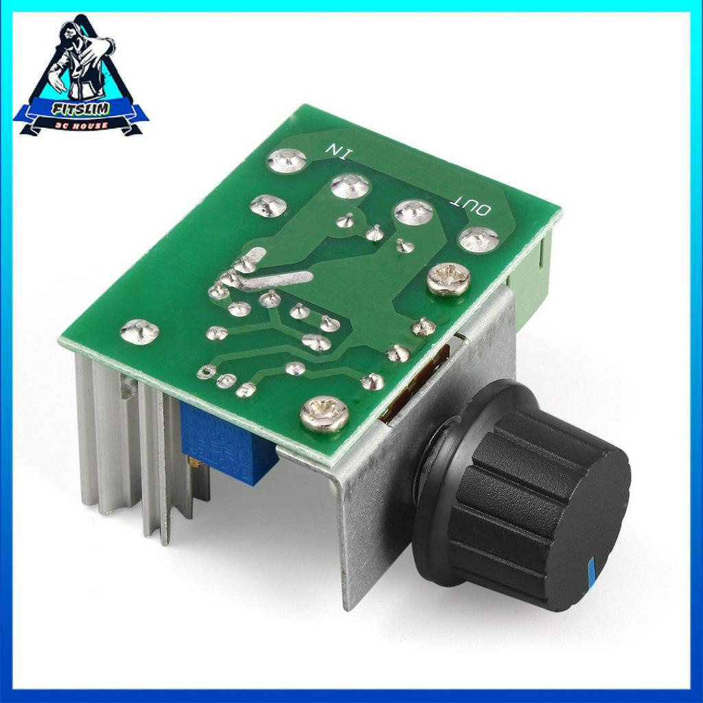 Bộ điều khiển tốc độ 220V 2000W điều chỉnh điện áp SCR điều chỉnh độ sáng làm mờ điều nhiệt