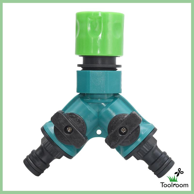 Bộ 2 Đầu Nối Vòi Nước Tưới Vườn Bằng Nhựa Tiện Dụng