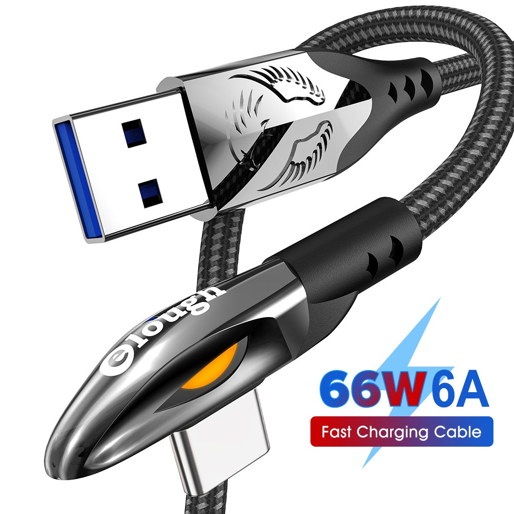 Dây Cáp Sạc Nhanh USB C QC 3.0 6A Cho Điện Thoại Huawei Samsung
