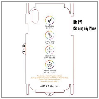 Miếng Dán PPF Mặt Sau - Iphone