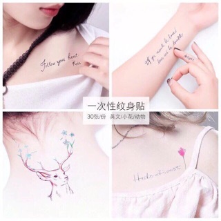 SET 30 HÌNH XĂM DÁN NHỎ XINH