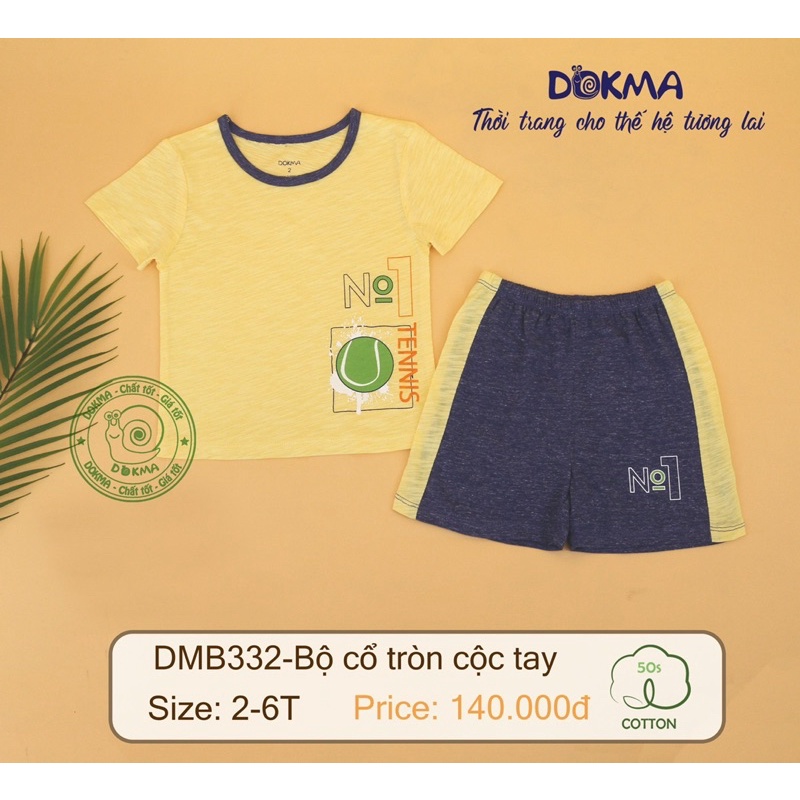 Bộ cotton xước Dokma mềm, mát