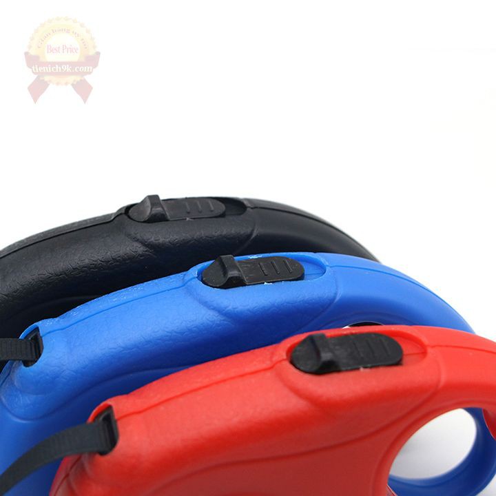 Xích điều chỉnh độ dài cuộn rút gọn dắt chó mèo thú cưng Loại Trơn sang trọng