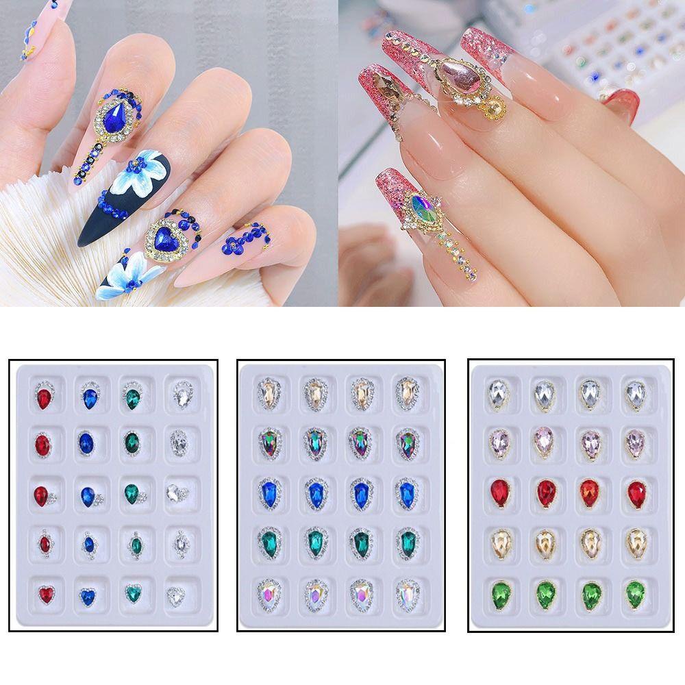 Set 20 Phụ Kiện Trang Trí Móng Tay Sang Trọng