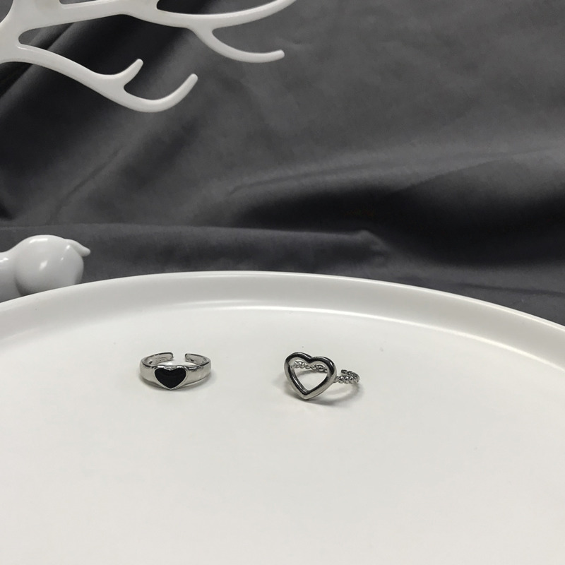 Nhẫn Hở Kiểu Dáng Đơn Giản Phong Cách Hàn Quốc