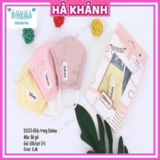 Khẩu trang cho bé Dokma DS133 ( 3 chiếc )