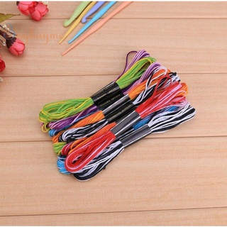 Chỉ thêu cotton loang màu