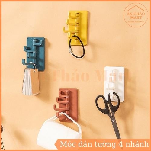 Móc Treo Đồ Nhánh Xoay, Móc Treo Dán Tường Hình Cây Thông Siêu Xinh