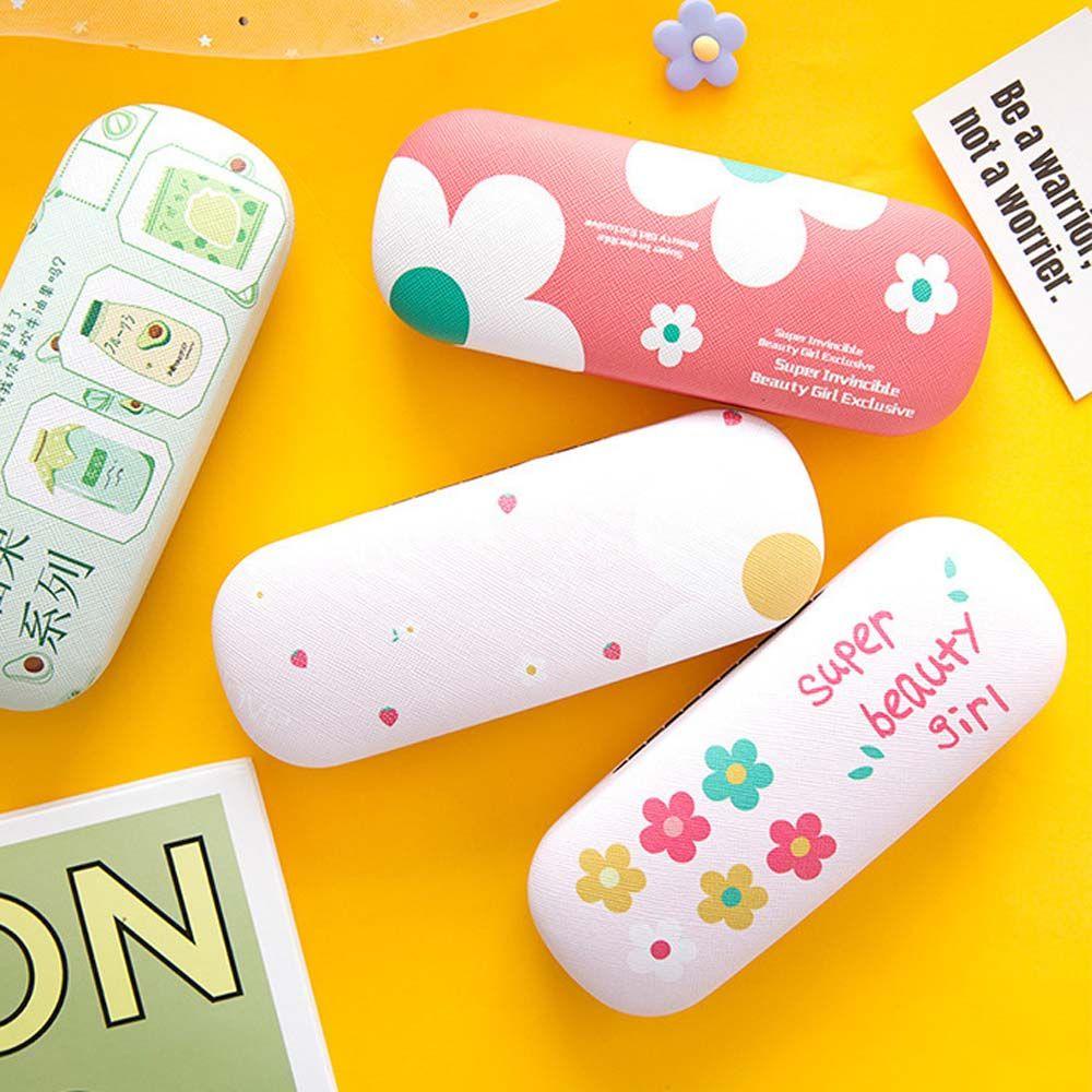 Hộp Đựng Mắt Kính Bằng Da PU Họa Tiết Hoạt Hình Dễ Thương Chất Lượng Cao