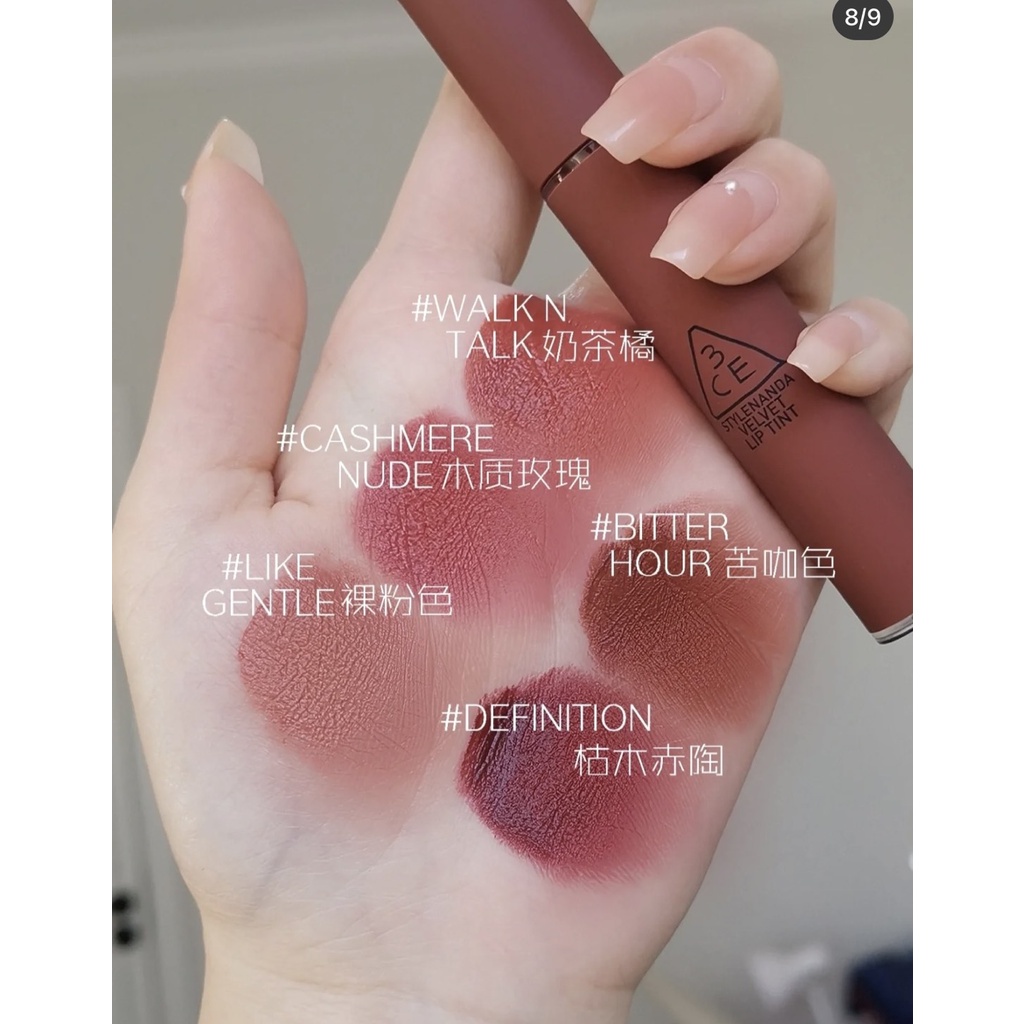 Son Kem Lì 3CE Velvet Lip Tint 4g