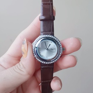 Đồng hồ dây da độc 1 hạt đá