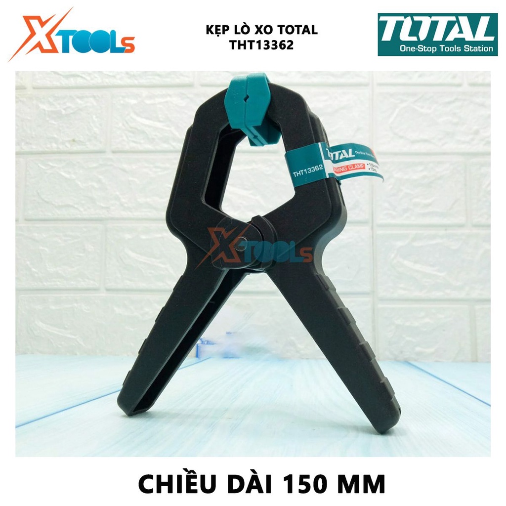Kẹp lò xo 15KGS TOTAL THT13362 | kẹp gỗ chữ A kích thước 6 inch chiều dài 150mm lực kẹp 15KGS [CHÍNH HÃNG] [XTOOLs]