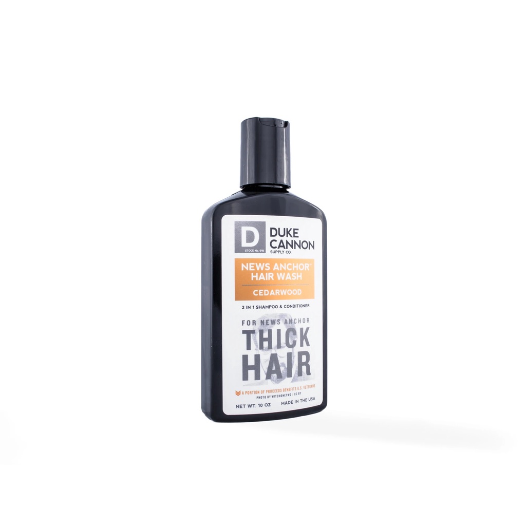 Dầu Gội Xả 2 Trong 1 DUKE CANNON NEWS ANCHOR 2-IN-1 HAIR WASH 295ml