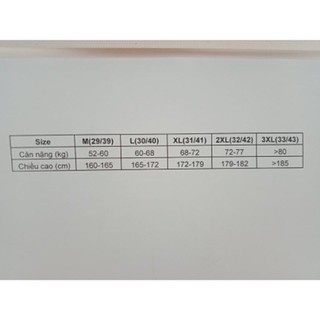 Quần nam sọc cực chất full size