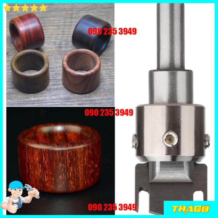 Mũi khoan làm nhẫn gỗ mỹ nghệ 15 đến 20mm_ Dụng cụ diy làm mộc gỗ QE051