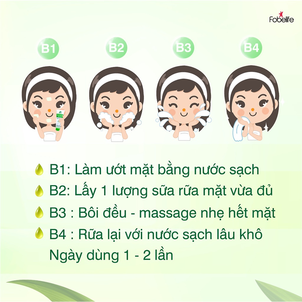 Sữa rửa mặt Acnevir Santafa Face wash gel (tuýp 100g) dành cho da mụn