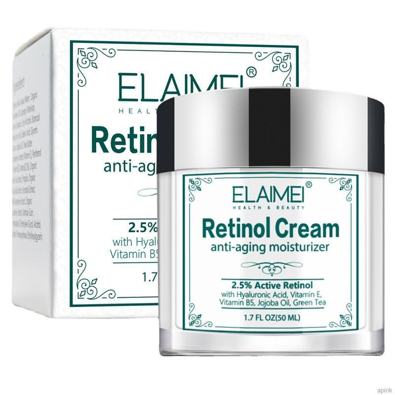 Kem Dưỡng Da Mặt 50ml Chứa Vitamin Retinol Làm Trắng Dưỡng Ẩm Chống Lão Hóa
