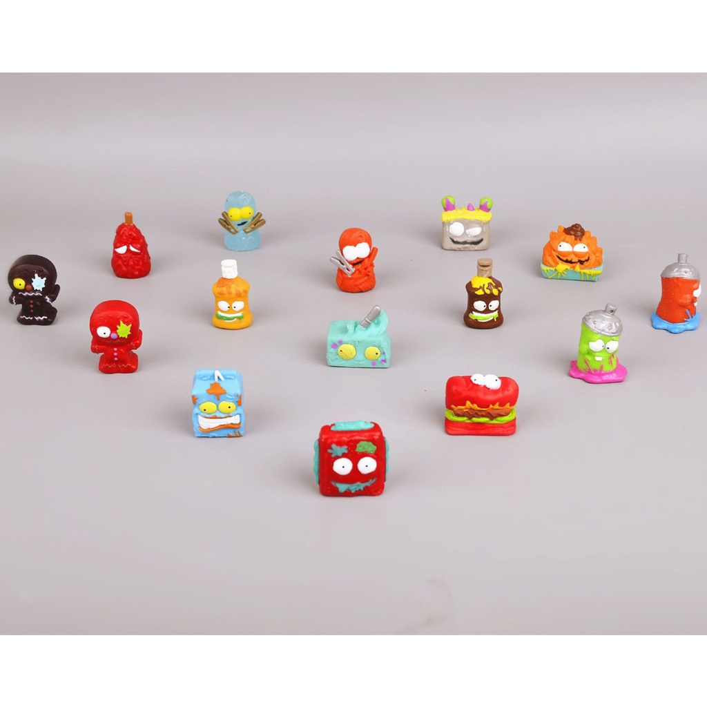 [Hàng Có Sẵn] Set 50 Đồ Chơi Mô Hình Thùng Rác Nhựa Thân Thiện Với Môi Trường 2-3cm Cho Trẻ Em