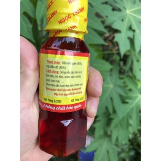 DẦU HẠT ĐIỀU ĐỎ NGỌC THANH 100ML