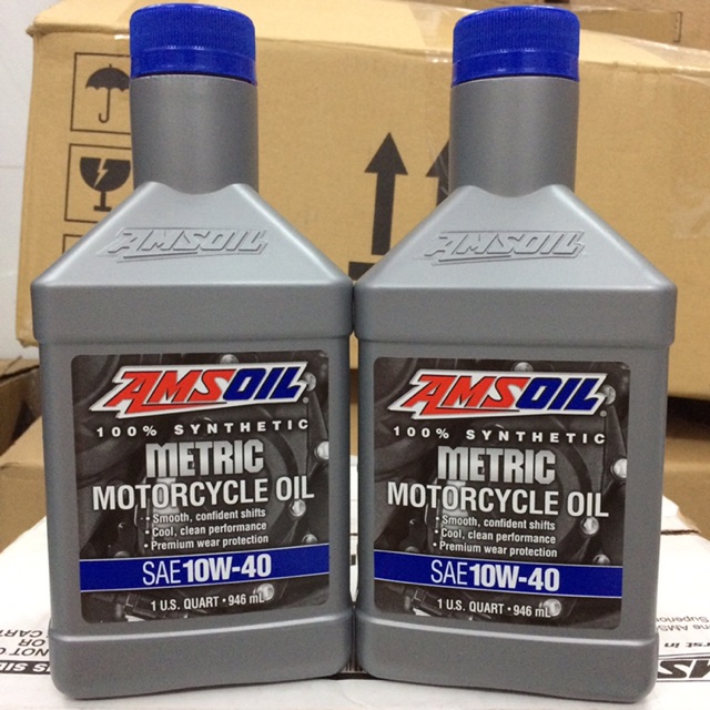 Dầu Nhớt Amsoil Metric 10W-40 100% Synthetic 946ml + Combo 1lit1/1lit2/1lit3/1lit4