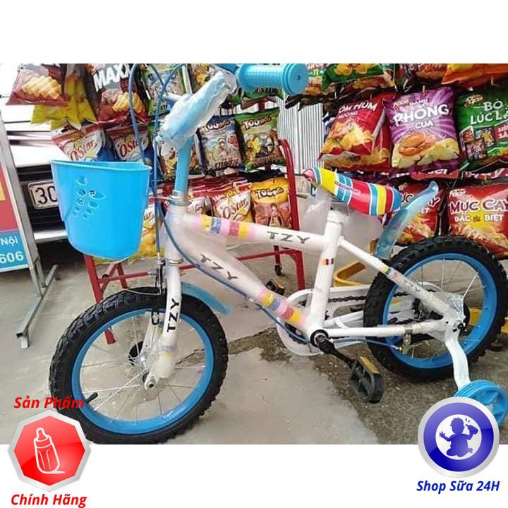 [NGUYÊN THÙNG - KHÁCH TỰ LẮP] XE ĐẠP THỂ THAO BÁNH HƠI 14INCH CHO BÉ (3-7 TUỔI)