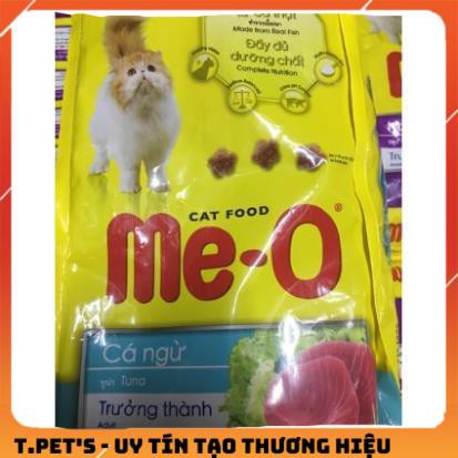 Thức ăn khô Me-O 350g - ~400g Thái Lan vị hải sản và vị cá ngừ cho mèo