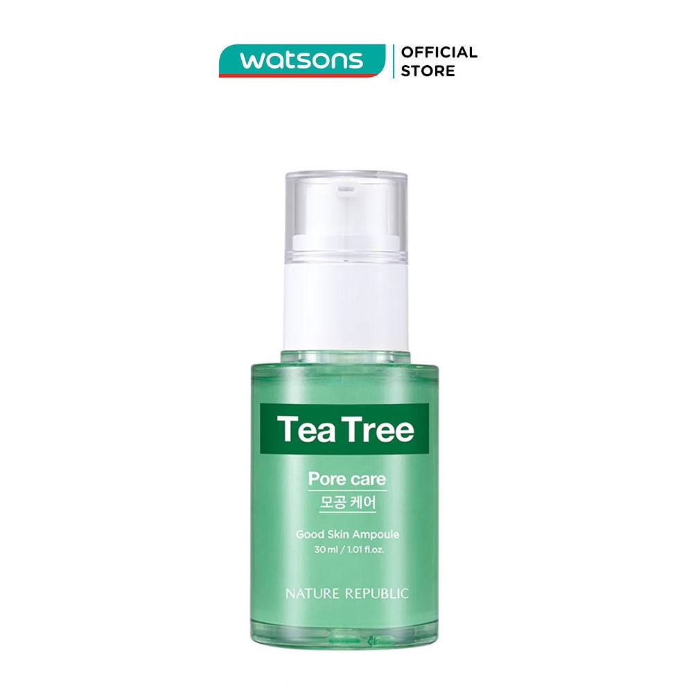 Tinh Chất Nature Republic Chiết Xuất Tràm Trà Good Skin Tea Tree Ampoule 30ml