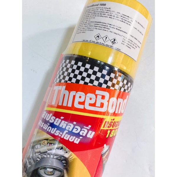 Chai xịt phá rỉ và bôi trơn sên ThreeBond 2in1 hàng Thái lan chai 400ml