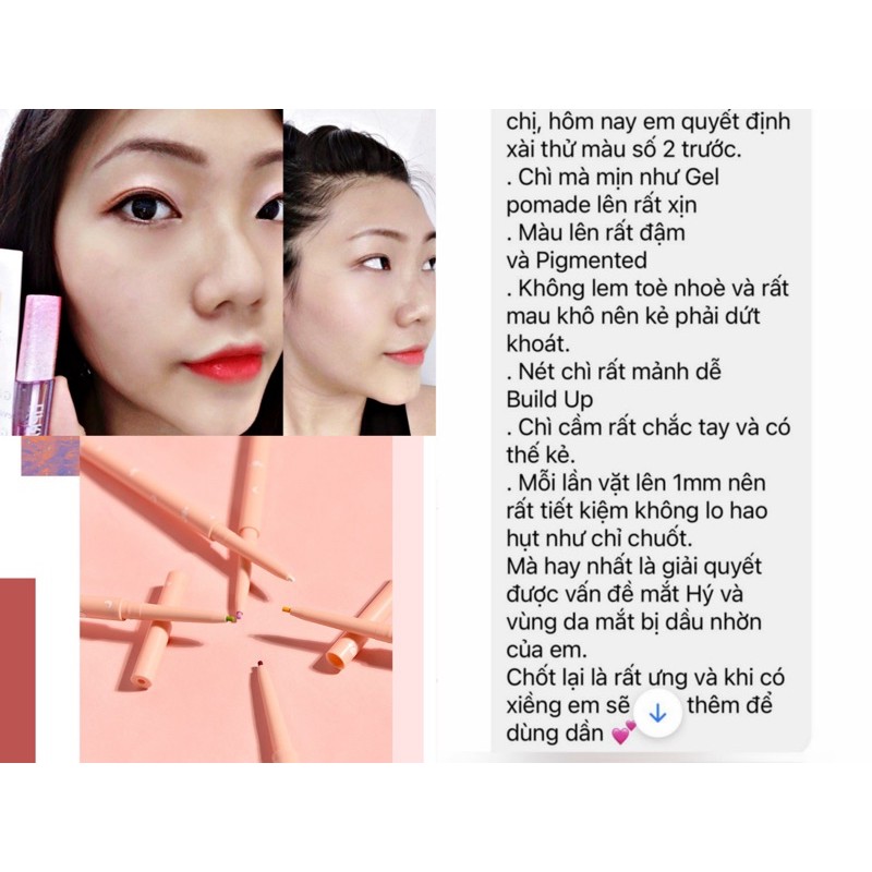 Chì Kẻ Mắt 1.5mm Chống Lem Chống Dầu Siêu Mảnh | BigBuy360 - bigbuy360.vn