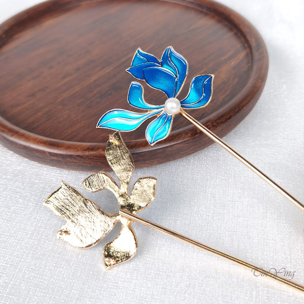 GETNOIVAS Trâm Cài Tóc Đính Ngọc Trai Kiểu Cổ Điển Thời Trang Sành Điệu Cho Nữ