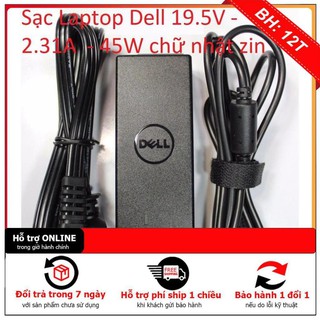 Hcm] ⚡️ sạc laptop dell 19.5v - 2.31a - 45w chân kim nhỏ