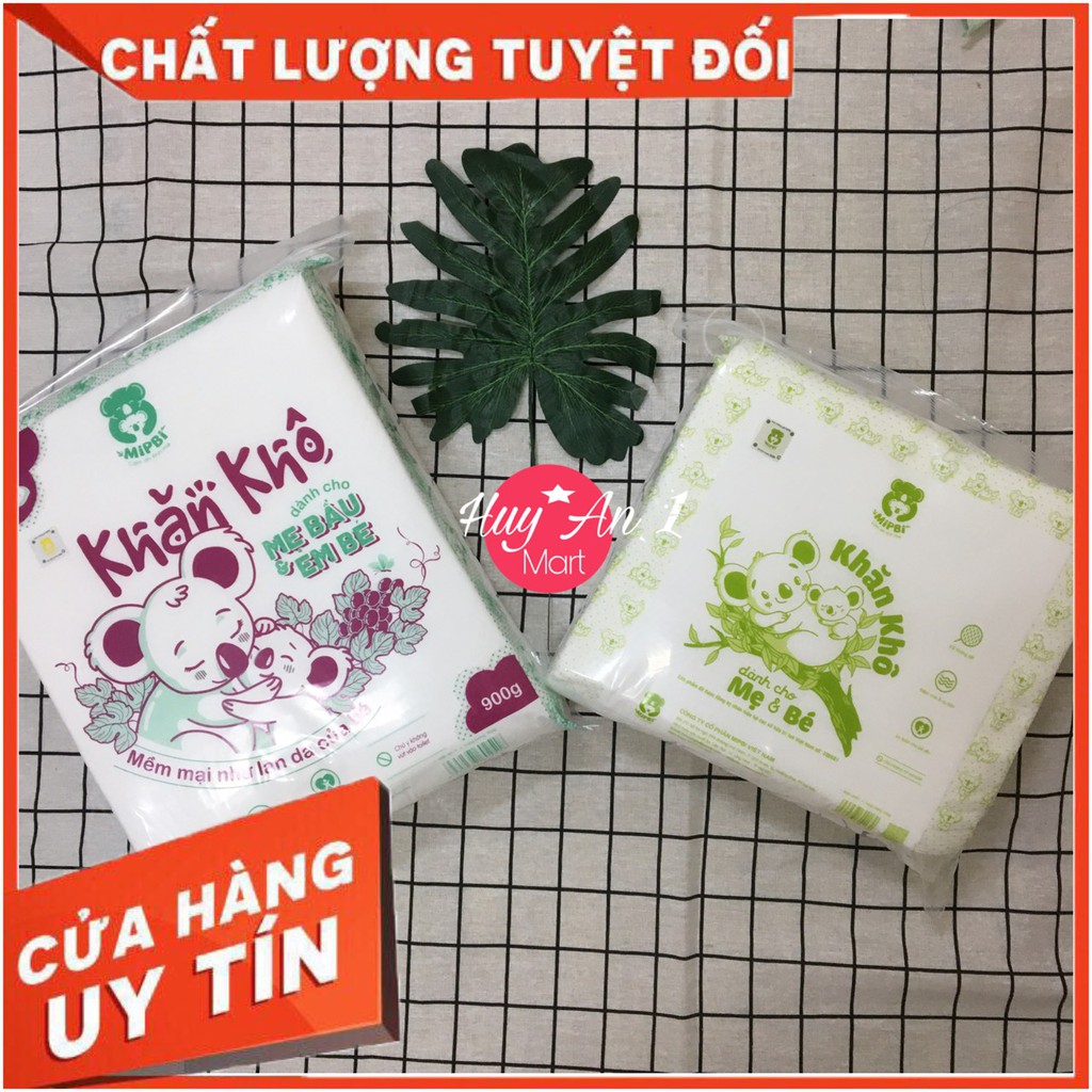 Khăn giấy khô đa năng Mipbi 600gram,900gr an toàn cho bé ✴️HÀNG CHÍNH HÃNG✴️  Khăn khô đa năng MỀM MIN NHƯ LÀN DA EM BÉ