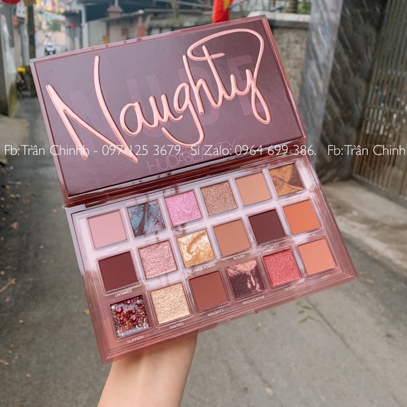 Có sẵn - Bảng phấn mắt Huda Beauty Naughty Eyeshadow Palette