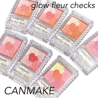 Phấn má hồng rạng rỡ Canmake Glow Fleur Cheeks Nhật Bản