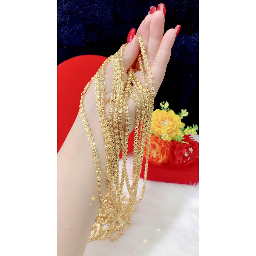 Dây chuyền nữ mạ 18k cao cấp E686