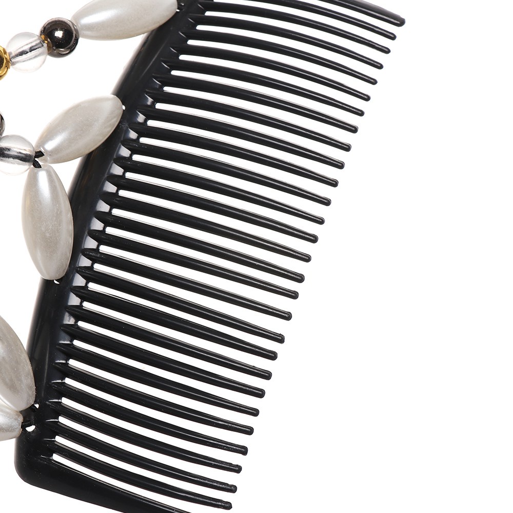 [Hàng mới về] Kẹp tóc có hai hàng răng lược giúp tạo kiểu tóc búi tiện dụng dành cho nữ