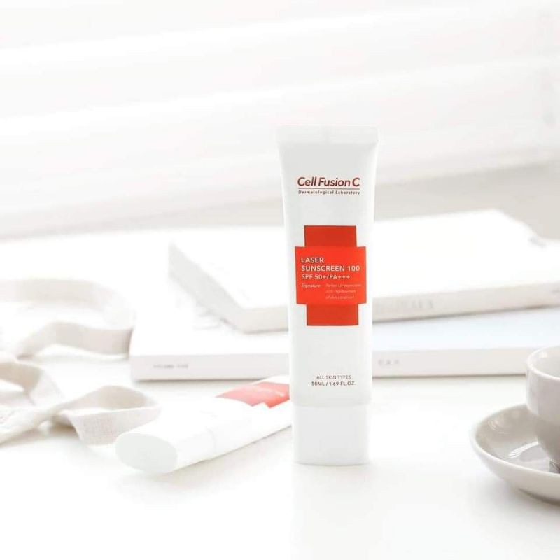 Kem chống nắng Cell Fusion C Laser /Toning Suncreen Đỏ 50ml