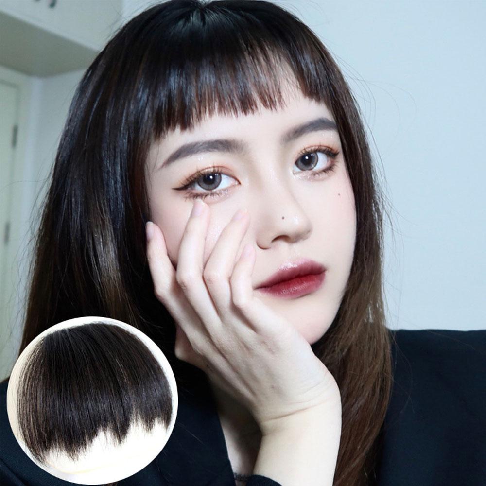 Tóc Mái Giả 3D Có Kẹp Tàng Hình Bằng Sợi Tổng Hợp Dành Cho Nữ