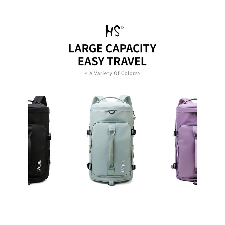 Ba lô du lịch/tập gym chống thấm nước phong cách Hàn Quốc