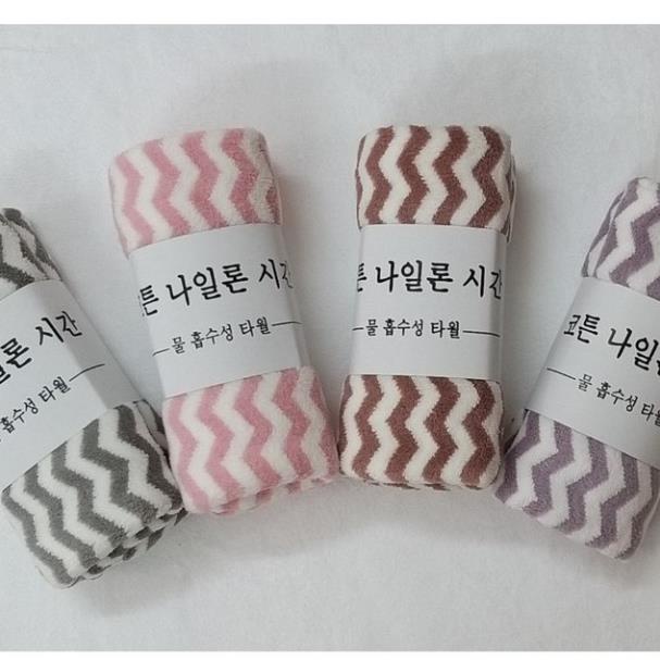 Khăn mặt Hàn Quốc cotton - Khăn Lông cừu siêu thấm nước [ Shop Chuyên Sỉ ]