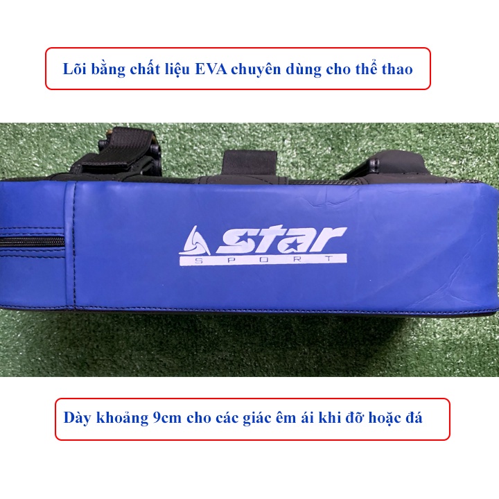 Đích Đá Lamper Chân VSTAR SPORT dành cho tập võ, boxing, Muay Thái loại tốt kt 20 x 40 x 10cm (cặp 2 cái)