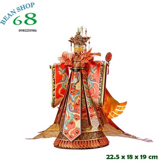 Mô hình thép 3D tự ráp Piececool Áo cưới Trung Hoa