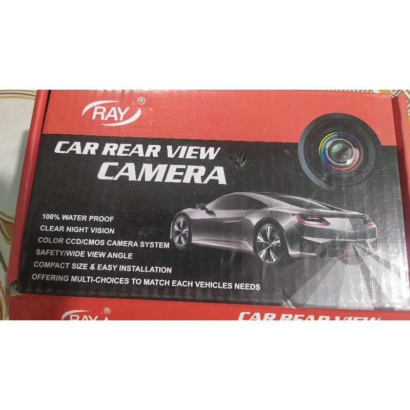 Camera lùi hồng ngoại 8 mắt led CCD mạ Crom