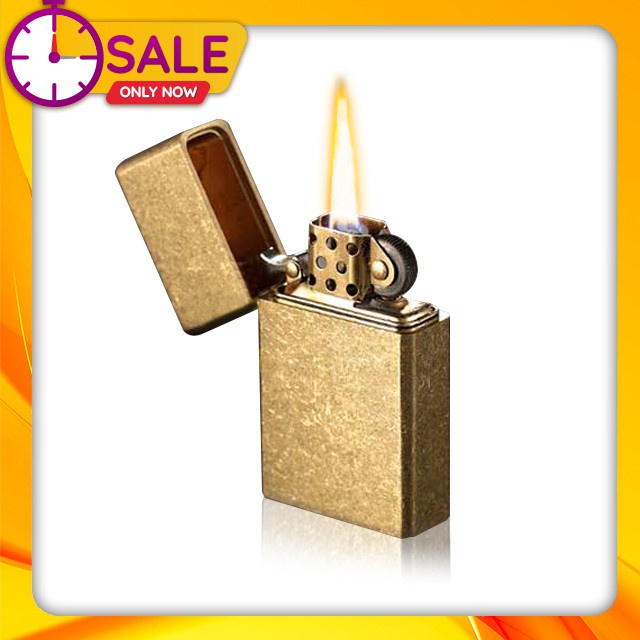 { BIG SALE } 𝐇𝐨̣̂𝐩 𝐐𝐮𝐞̣𝐭 𝐁𝐚̣̂𝐭 𝐋𝐮̛̉𝐚 𝐗𝐚̆𝐧𝐠 đ.á Z538 Màu Vàng Nhám Đẹp Độc Lạ - Dùng xăg B.ấc đ.á zipo Cao Cấp