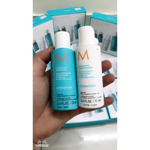 BỘ SẢN PHẨM DƯỠNG ẨM VÀ TẠO KIỂU MOROCCANOIL SIZE MINI